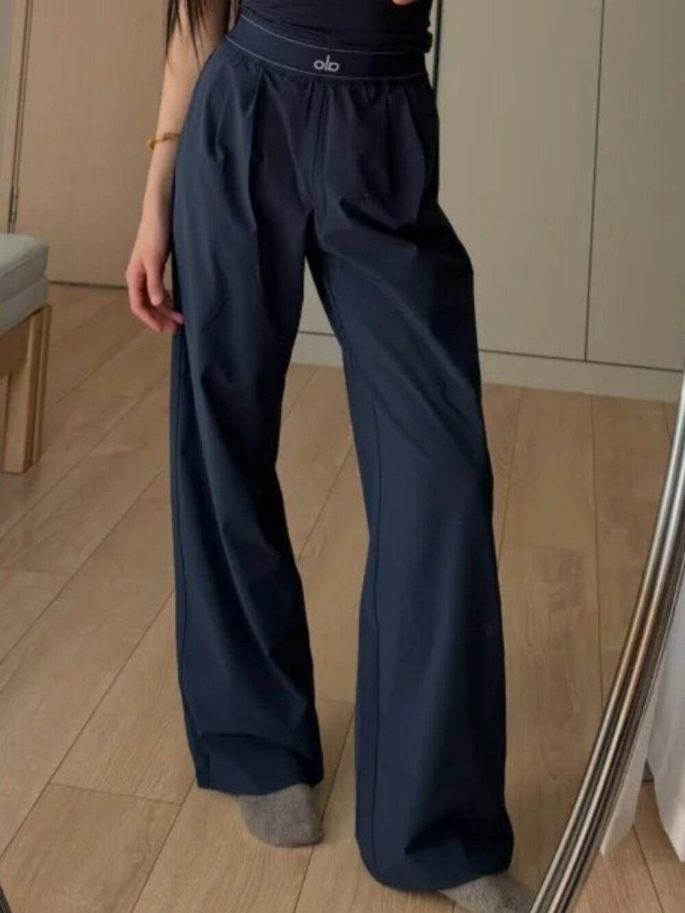 💙 Navy Blue  ALO Yoga Everyday Pants | Regular Length (Oversized Fit) NWT